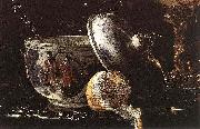 Willem Kalf Still-Life with a Nautilus Cup oil on canvas